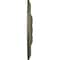 Ekena Millwork Tomango Egg & Dart Medallion (Canopies up to 6 3/4"), 27 7/8"OD x 3 7/8"ID x 2 1/2"P, Painted Turtle CM27TOPTF - alternate 2